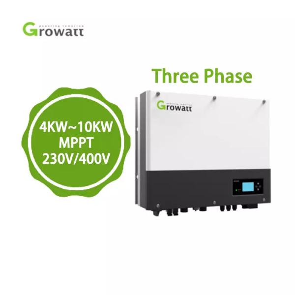 Growatt Hybrid Inverters Sph8000tl3-bh-up 4kw 5kw 6kw 7kw 8kw 10kw Three Phase Grid Tie Growatt Solar System Inverter