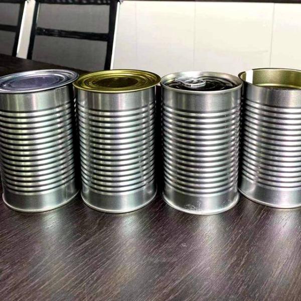Segurança dos Alimentos 900 gramas Leite em pó lata de armazenamento, lata de lata de metal redondo com folha de alumínio para leite em pó