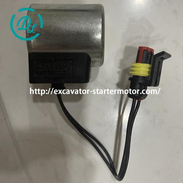 40291300 31Q6-20131 Solenoid Coil Excavator Spare Parts XCMG 24VDC