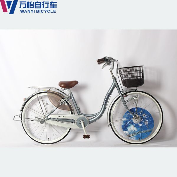 Прием персонализированного логотипа Стальные городские велосипеды 26 дюймовый городской велосипед велосипед с тормозом калибра