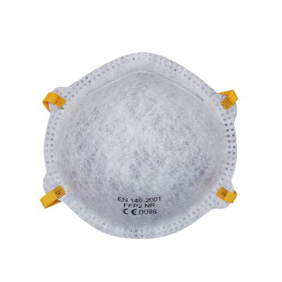 DM007-C Máscara facial descartável de forma de taça com carbono ativo adicionado com alças elásticas