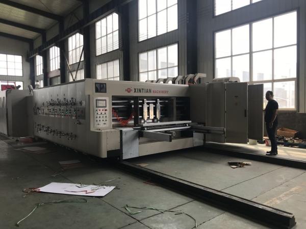Single Slotting Carton Folding Machine Pneumatic Flapping For Cardboard High Speed