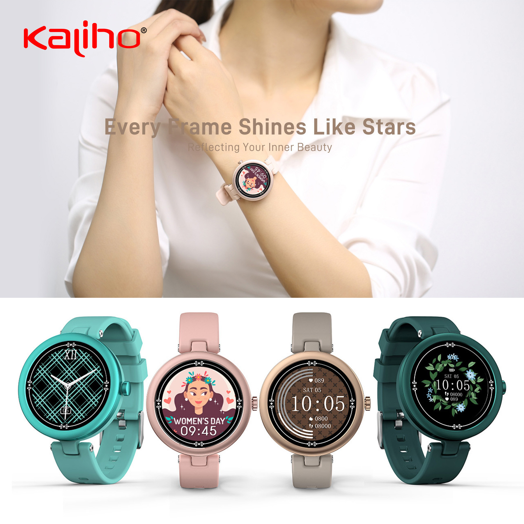 Smartwatch экрана касания телефона дозора андроида 1.09inch с факелом