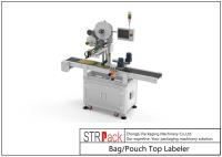 Sistema de control servo Bolsa / Etiquetadora superior de bolsa Etiqueta autoadhesiva