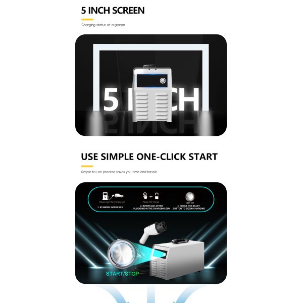 E-mingze Direct Model 7KW 32A Fast Speed DC GBT Electric Vehicle Charger with Overcurrent and Undervoltage Protection