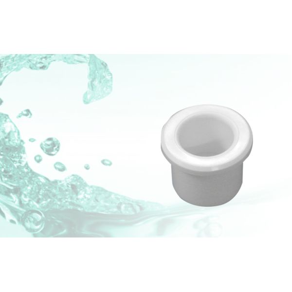 White PVC Adaptor Fittings Plug 1/2