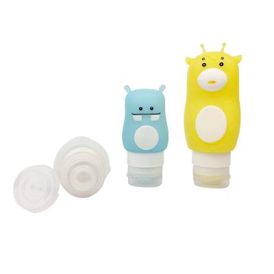 50/70/90 ml Cartoon Silicone Travel Containers Travel Size Leak Proof