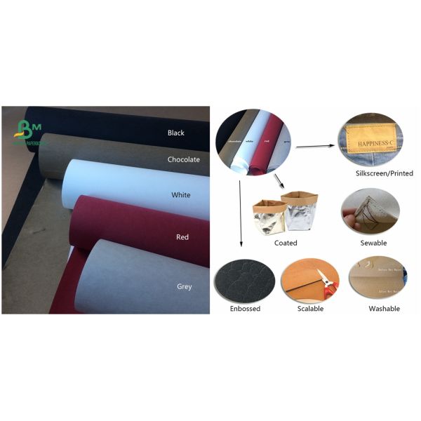 Поверхностный серебр, золото поднял, ткань бумаги Крафт яркого блеска золота Вашабле для подарка