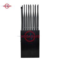 Jammer do sinal do jammer 12000mAh ICNIRP GPS do sinal do telefone celular de GPS DC12V