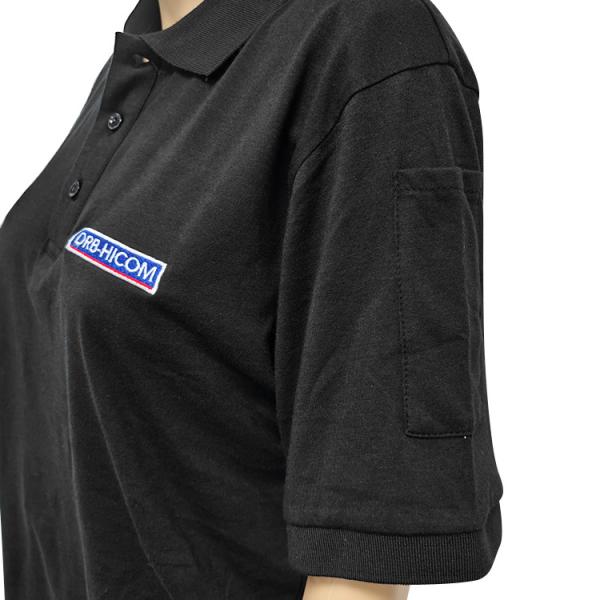 Unisex Cotton Carbon Fiber Lapel ESD Anti Static T Shirt