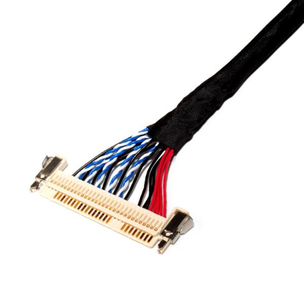 1.0mm Pitch LVDS Wire Assembly HRS Df19 JAE FI-X 30 EDP Transmission