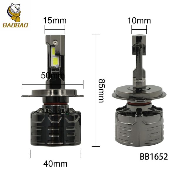 65W 130W H1 H7 H4 H11 Universal LED Headlight Bulbs White Auto Parts