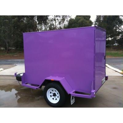 Custom 6 X 4 Enclosed Trailer , Small Enclosed Cargo Trailers Single Axle