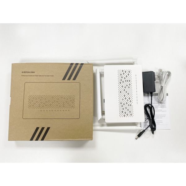 Электроснабжение переменного тока постоянного тока XPON ONU 1.25Gbps с 1GE 3FE CATV VOIP AC WIFI