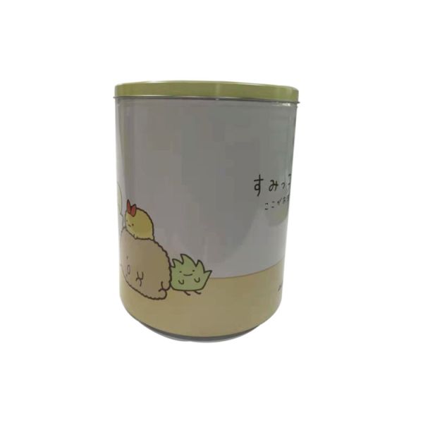 Large Cylinder Metal Biscuit Tin Can Box 200*250mm For Promotion Gift Packaging
