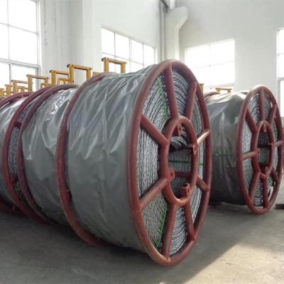 Stringing Overhead Line Tool 15mm Anti Bursting Steel Wire Pilot Rope String