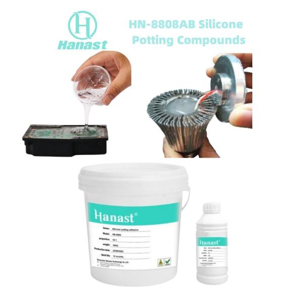 Electronic Rtv Silicone Potting Gel Compound Flexible Adhesive Waterproof Conductive