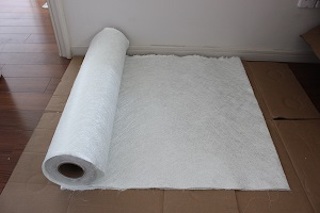 La fibra de vidrio tajó el vidrio hecho punto CMK 450 de la estera C