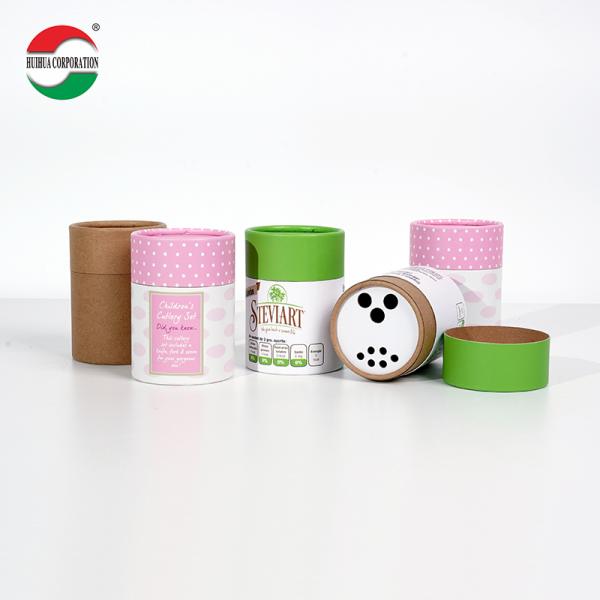 Tubes en carton kraft imprimés sur mesure pour emballage en poudre