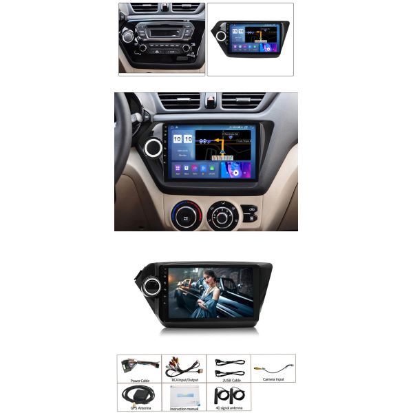 6+128g 8 Core Android Автомобильный стерео для Kia Rio 3 2011 2012 2013 2014 2015