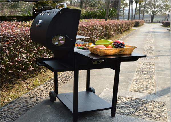 Factory price outdoor villa countryard Charcoal BBQ Grill Trolley Smoker Barbecue Grillfor 5 people