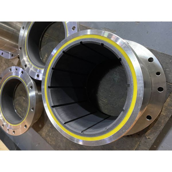 Ceramic Split Plain Bearing for Water Lubricated Strip Pad Base Guide Bearing Durable