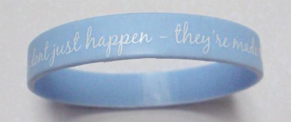 printed rubber wristband