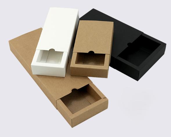 Système de boîtes à tiroirs modulaires Premium Empilable Emballage pour bijoux Papeterie Design minimaliste