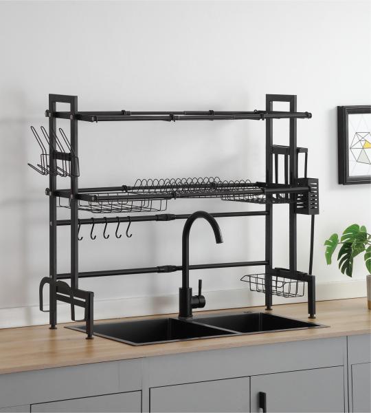 Multifunction JM adjustable over the sink dish rack for Dish Drying ODM