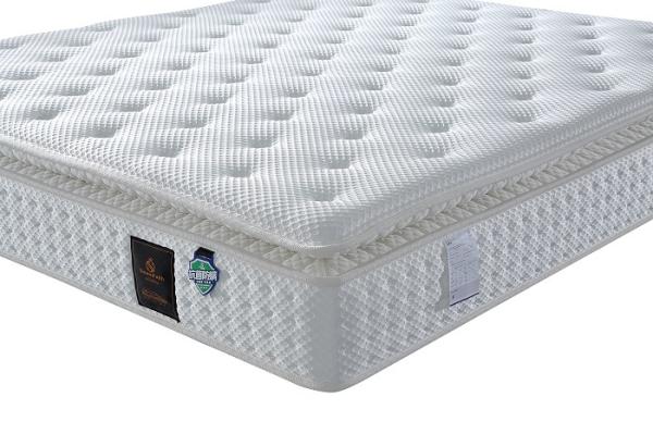 Medium Firm Pocket Spring Mattress With Ice Silk Top Natural Latex Foam