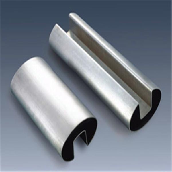 304 316 stainless steel channel tube and pipe for glass railings with mirror or hairline finish