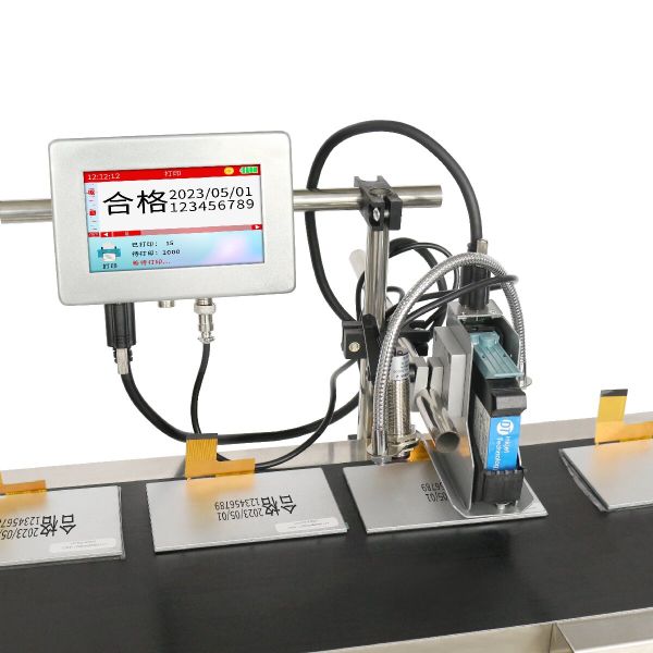 2-12.7mm Print Dimension Industrial TIJ Inkjet Printer for Bottle Plastic Pouches Bags