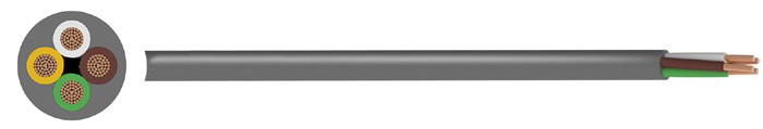 LiHH IEC 60754 LSZH Grey Electronic Cables , PE FRNC Armoured Control Cable