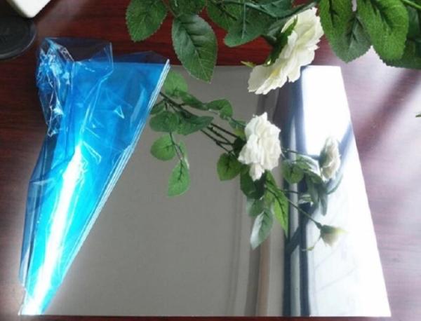 China 3xxx 1xxx blue film cladding mirror aluminum,aluminum mirror sheet