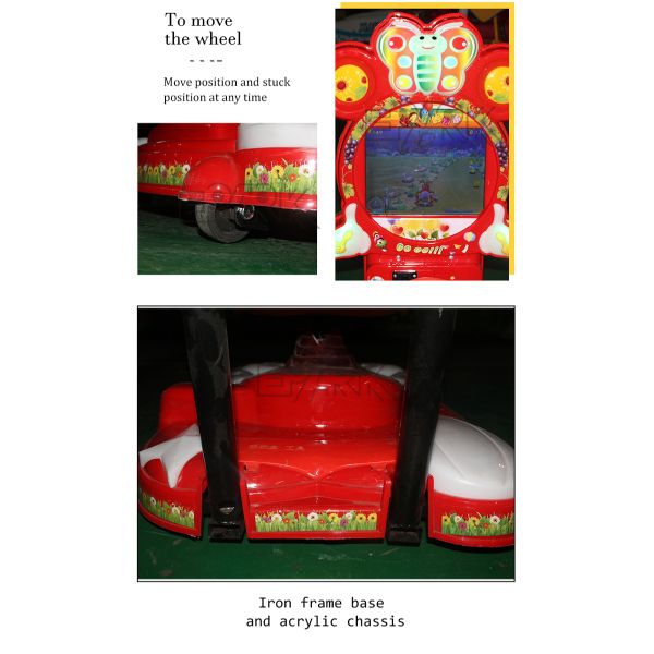3D Fly Ship Commercial Plastic Kiddy Ride Machine