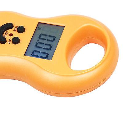 Orange Portable Electronic Luggage Scale With Over Load Indication