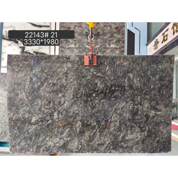 Brazil Platinum Diamond Marble Luxury Stone Book-match Background Feature Wall Luxurious Flooring Stone
