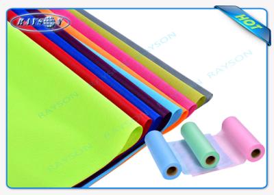 Multi Gram PP Spunbond Non Woven Fabric Blue / White / Green Color 2-320cm Width Hometile