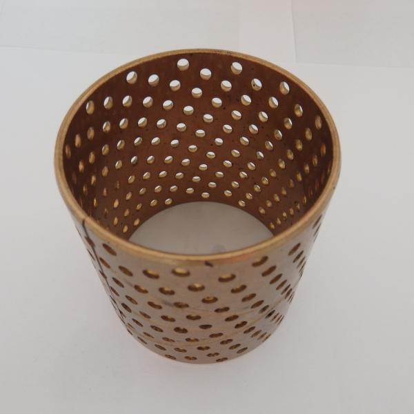 Rolamento de bronze da flange de Oilless da maquinaria de exploração agrícola CuSn8P0.3