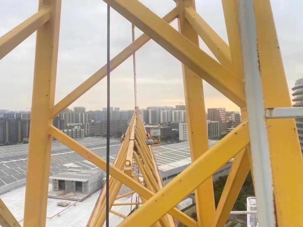 Get the Job Done Right with a 6T Yellow Second-Hand Tower Crane 17 Years of Experience