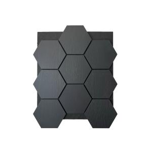 OEM ODM Wood Veneer Hexagonal MDF Acoustic Wall Panel