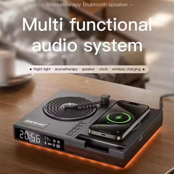 Smart Wireless Charging Bluetooth Speaker 3 In 1 Fragrance Machine 9V