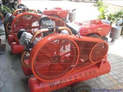 22HP wear resistant  portable diesel piston air compressor high volume