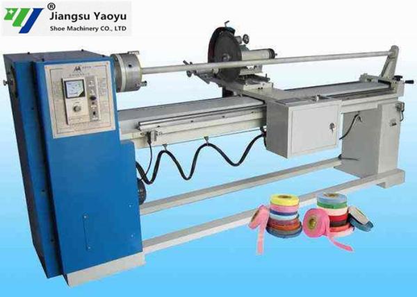 Simple Structure Fabric Roll Cutter Slitting Machine For Bags Shoes Clothing Accessories