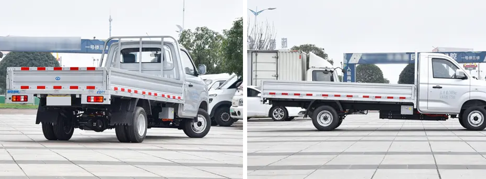 ED71 Ruichi Electric Truck Automatic Mini Truck 2 Seaters 56.67kWh Battery Capacity