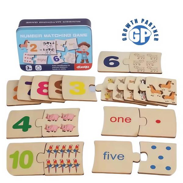 Wooden Counting Board Math Manipulatives Number Counting Toys for Kindergarten Learning Montessori Educational Toys