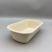 Bagaço de cana-de-açúcar sustentável biodegradável caixa com tampa