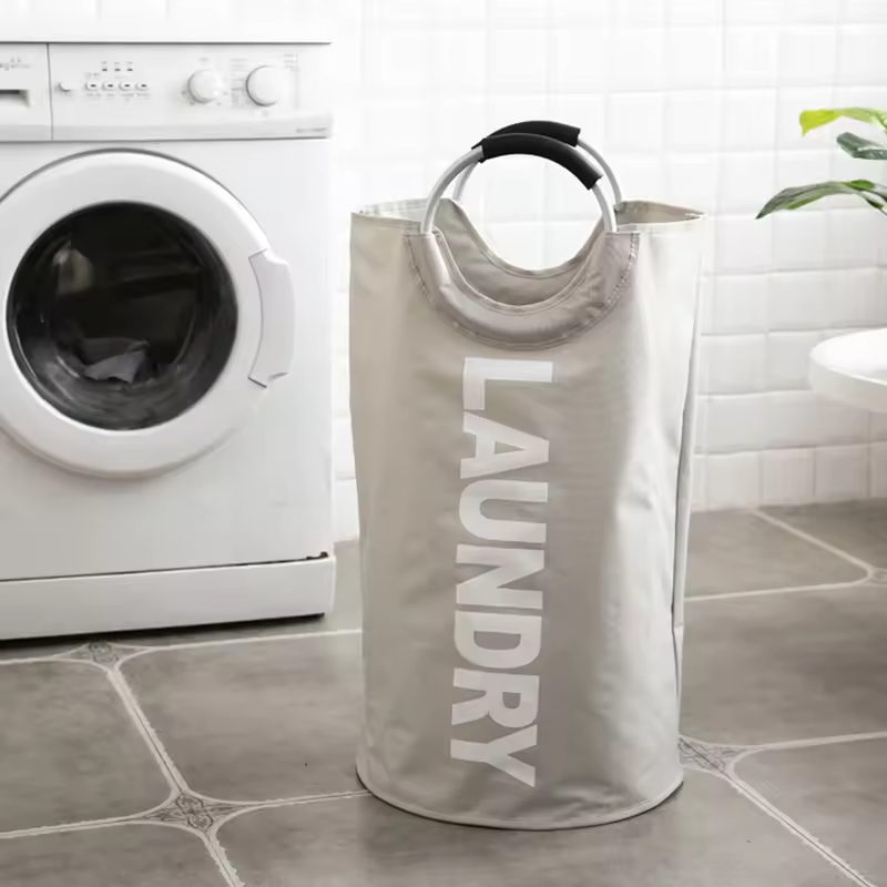 High Quality Portable Home Use Foldable Storage Bin Oxford Laundry Basket with