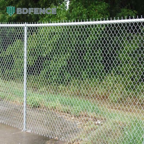6ft 8ft Chain Link Fence With PVC Coated And Galvanized Finish