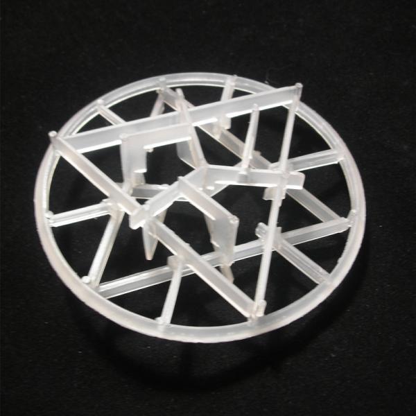 PP Plastic Random Tower Packing Snowflake Packing Ring 95mm For Air And Water Coolers In Air Separation Plants